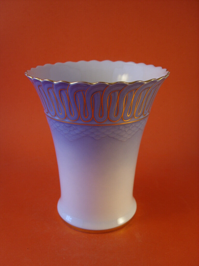 Bing&Grondahl Vaso in "Servizio Gabbiani" Seagull decorazione porcellana da collezione, cm 16