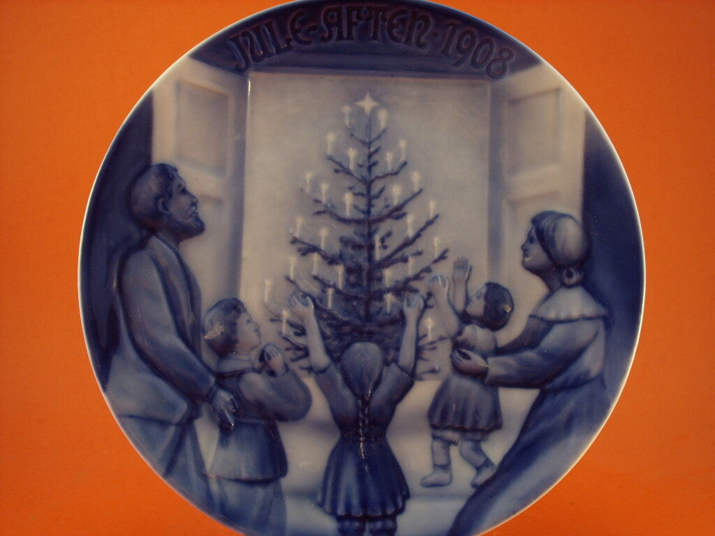 Piatto di Natale Bucha&Nissen 1908 in porcellana