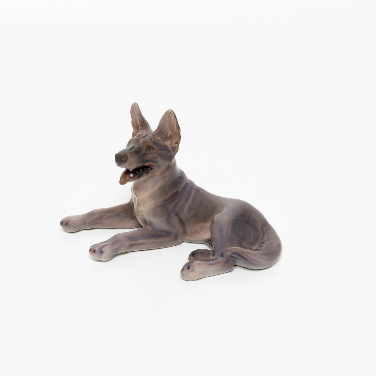 Statuina in "German Shepherd" Cod 1084 Dahl Jensen porcellana autentica, 7 cm