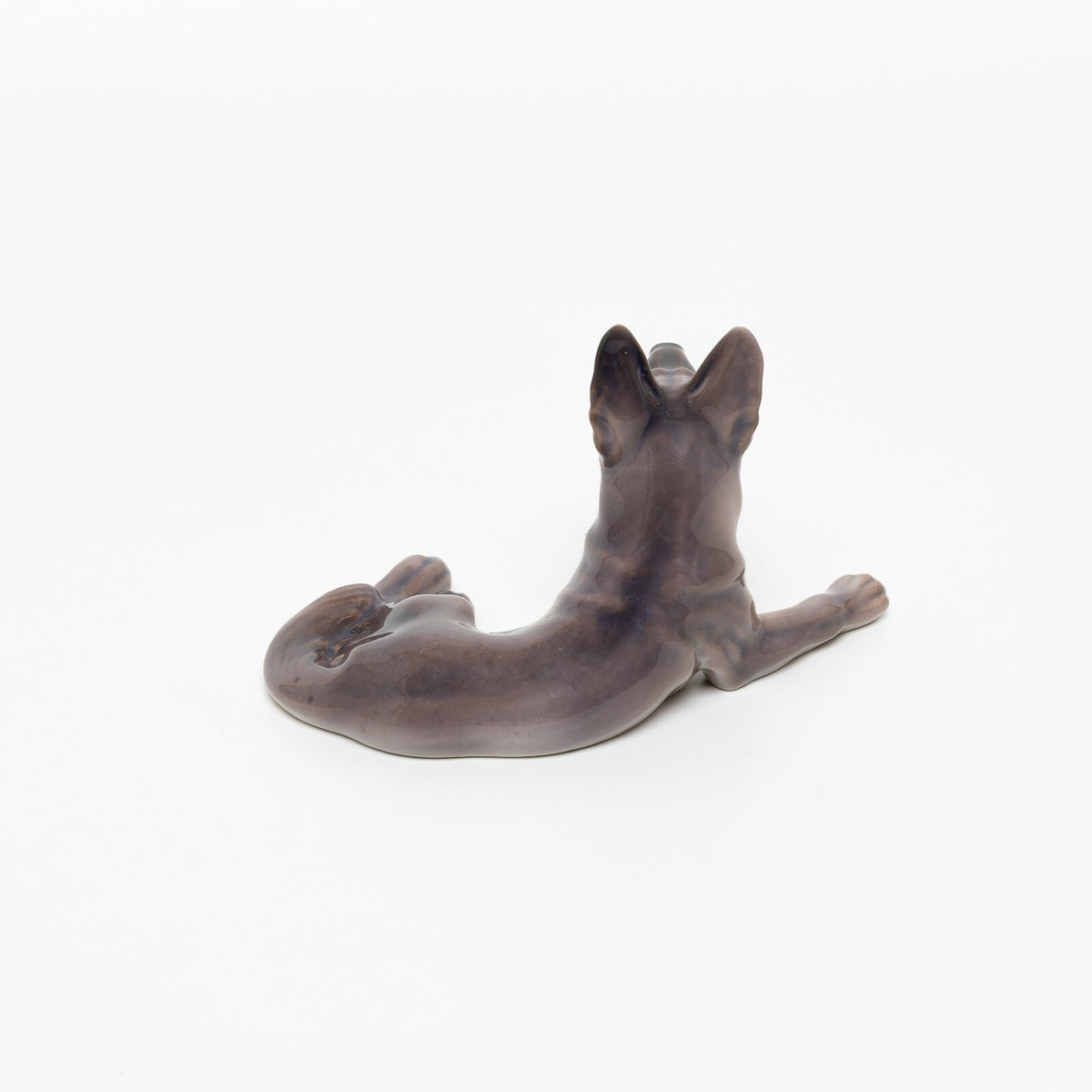 Dahl Jensen Statuina in "German Shepherd" Cod 1084 decorazione porcellana da collezione, 7 cm