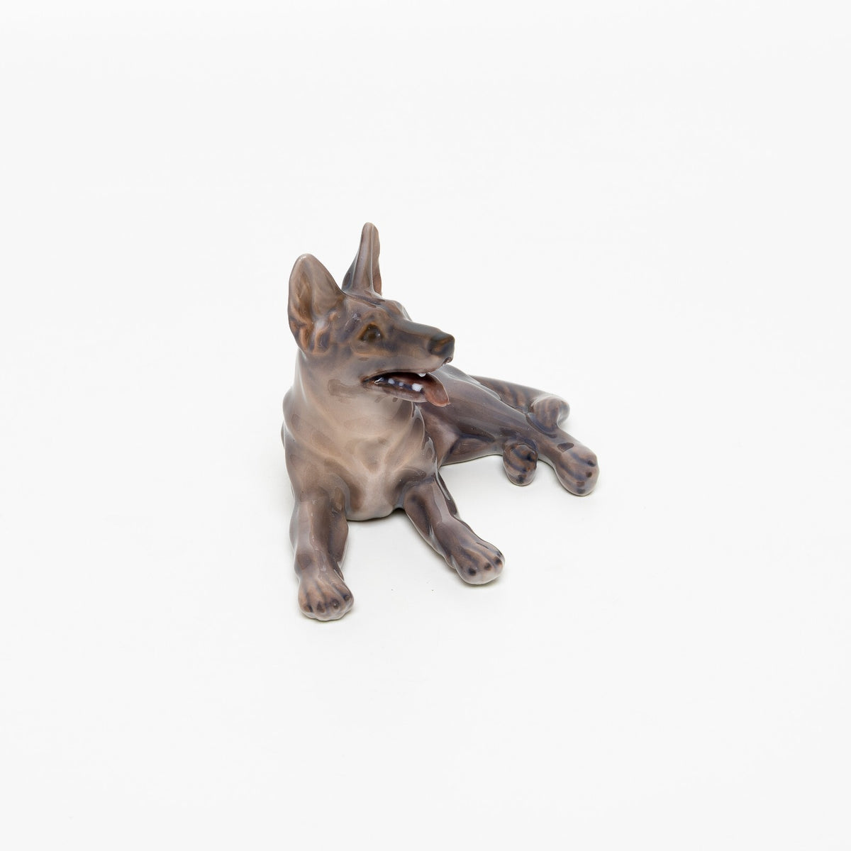 Dahl Jensen porcellana Statuina in "German Shepherd" Cod 1084 d'antiquariato, 7 cm