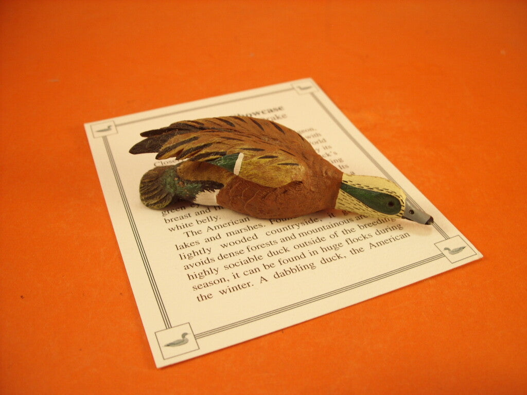 Statuina Danbury Mint American Widgeon Drake in resina