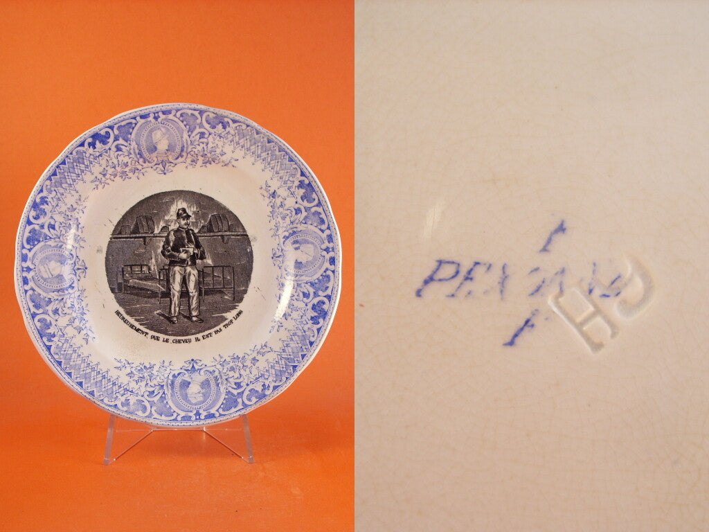Piatto da Collezione Fenal Frères Pexonne, codice PEX0002