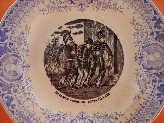 Piatto da Collezione Fenal Frères Pexonne, pezzo da collezione