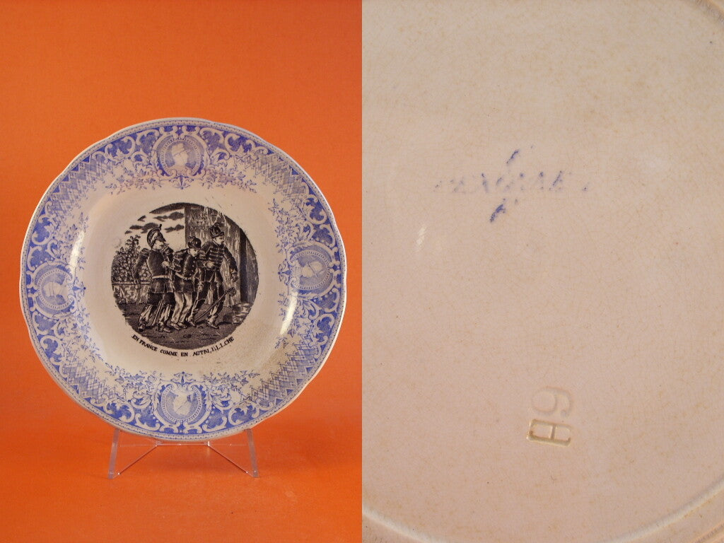 Piatto da Collezione Fenal Frères Pexonne, codice PEX0004