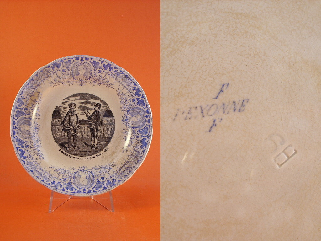 Piatto da Collezione Fenal Frères Pexonne, codice PEX0006