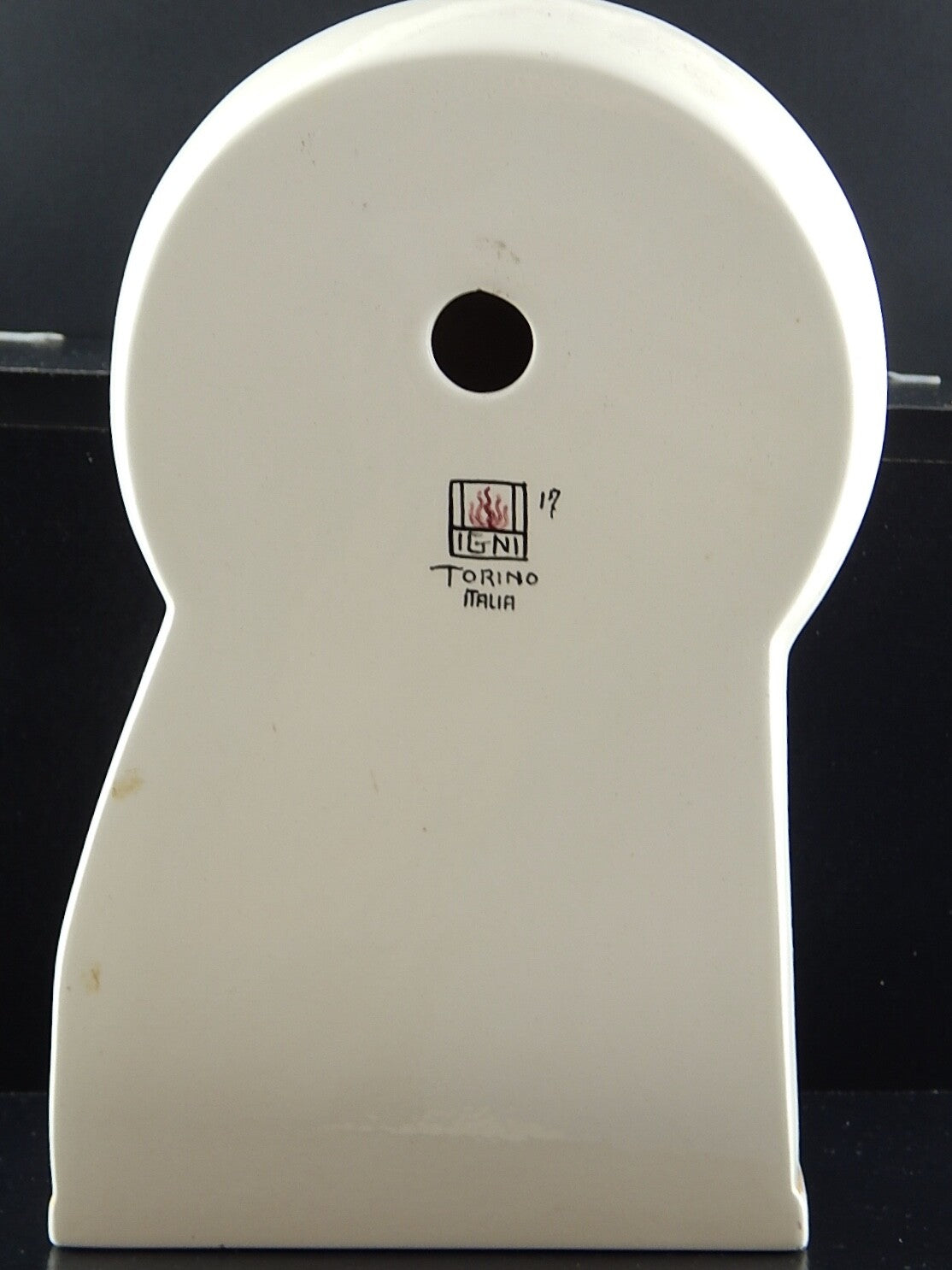 Ceramica Igni Torino anni 30, epigono Lenci, altorilievo Madonna