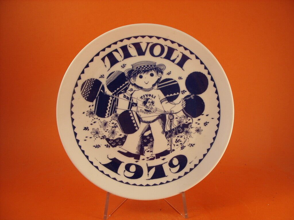 Lippert Tivoli piatto annuale 1979 Ballonmanden di Richardt Branderup, porcellana
