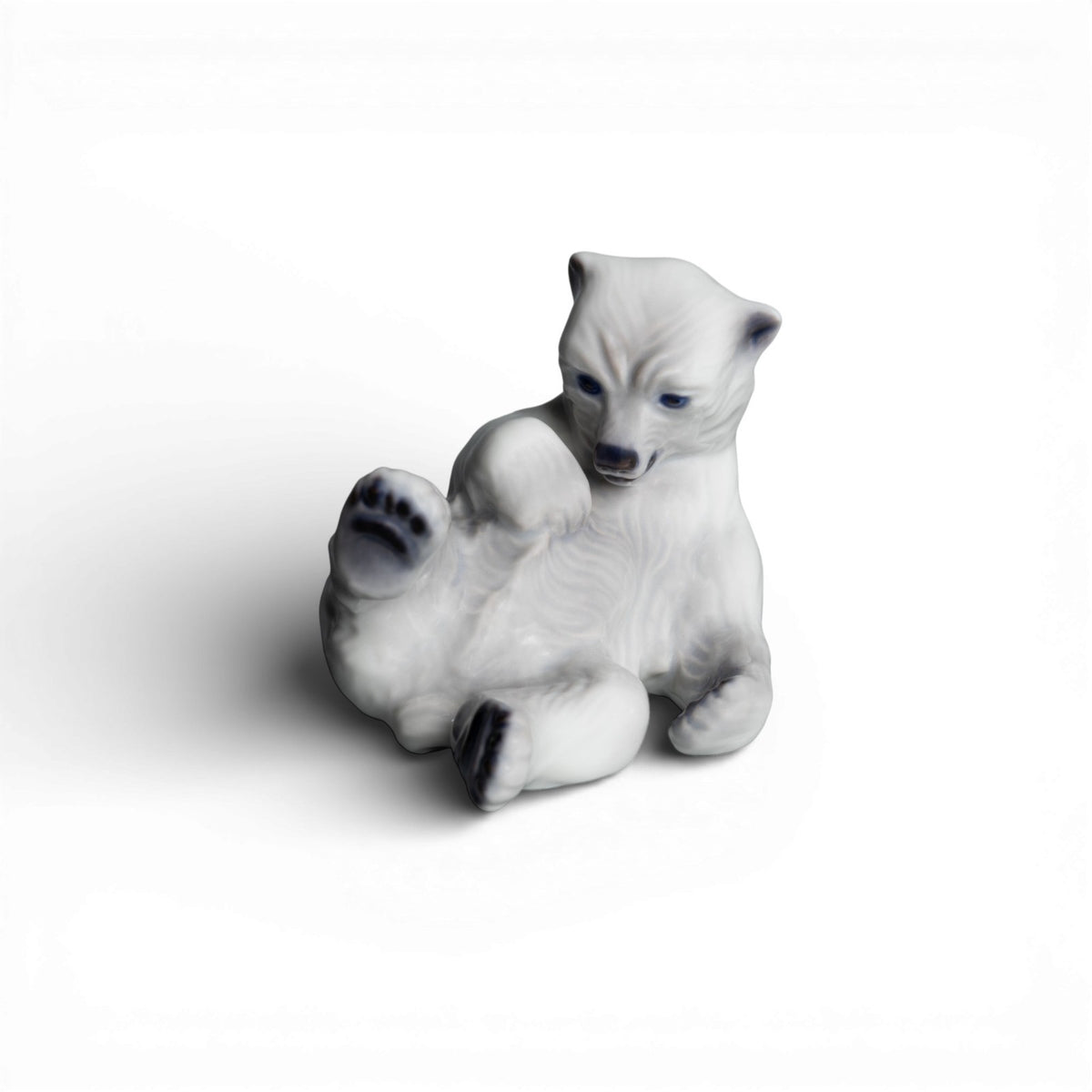Statuina in "Orso Polare" Cod 88E Lyngby porcellana autentica, 8 cm