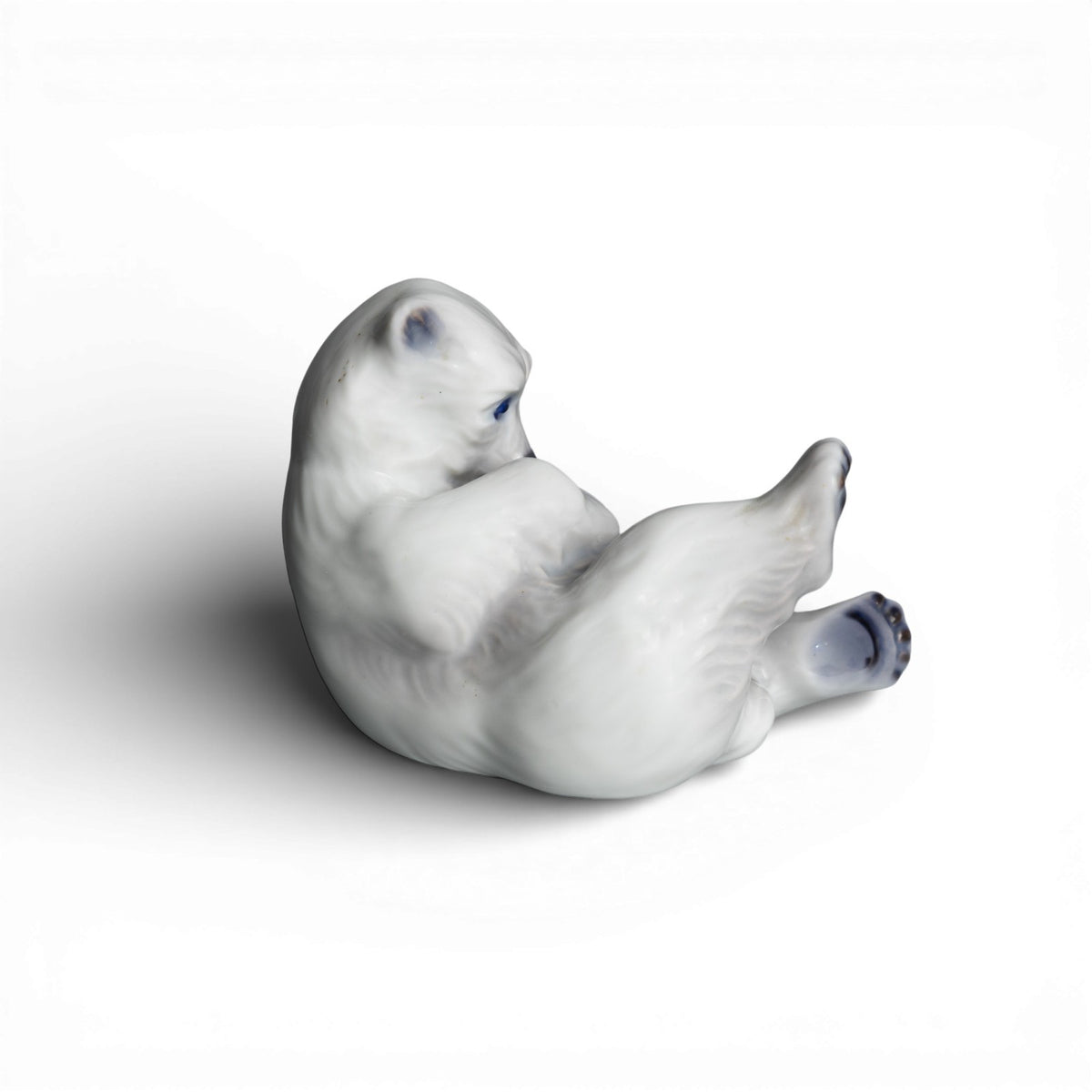 Lyngby Statuina in "Orso Polare" Cod 88E decorazione porcellana da collezione, 8 cm