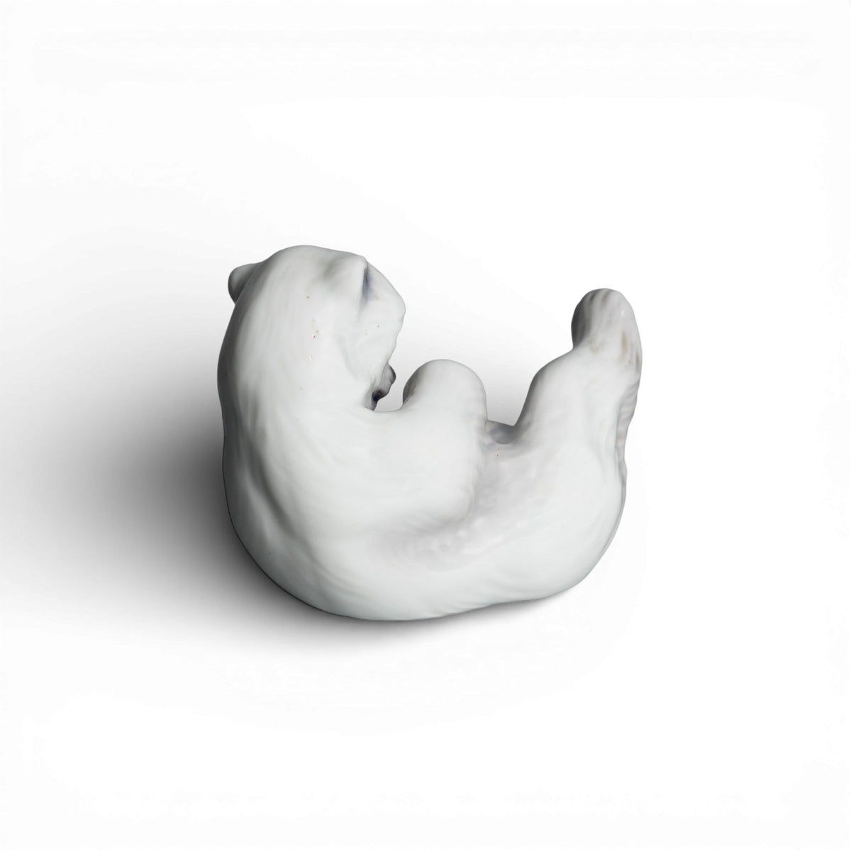 Statuina in "Orso Polare" Cod 88E porcellana pezzo da collezione, 8 cm