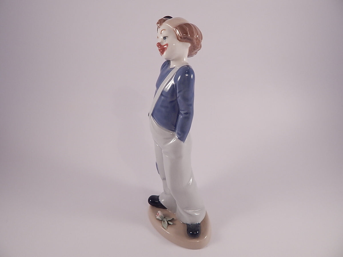 Statuina in "Clown" DIFETTO Nadal porcellana autentica, 24 cm