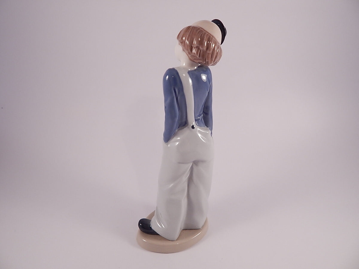 Nadal Statuina in "Clown" DIFETTO decorazione porcellana da collezione, 24 cm