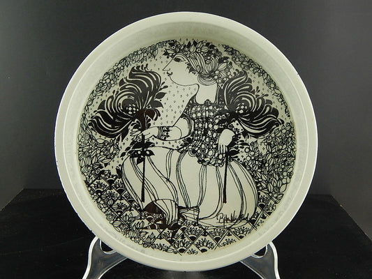Nymolle Centrotavola Donna Seduta, ceramica danese, Bjorn Wiinblad