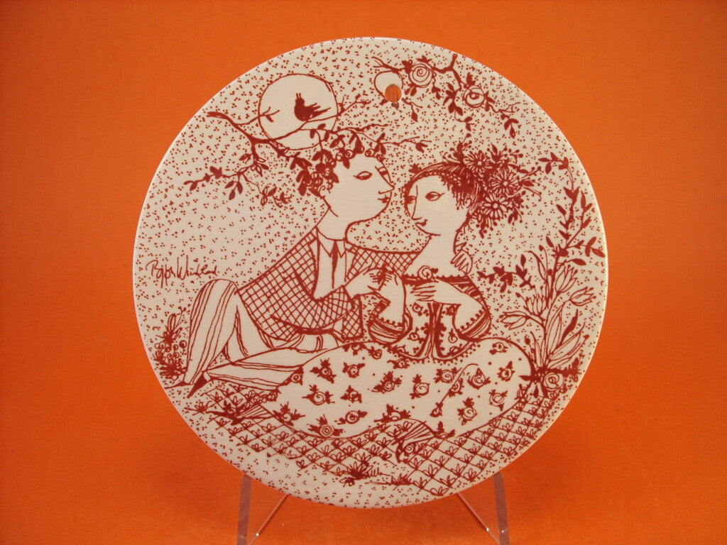 Placca del Mese di Maggio Harmoni, ceramica Nymolle su disegno di Bjorn Wiinblad