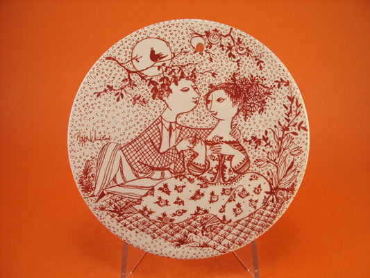 Placca del Mese di Maggio Harmoni, ceramica Nymolle su disegno di Bjorn Wiinblad
