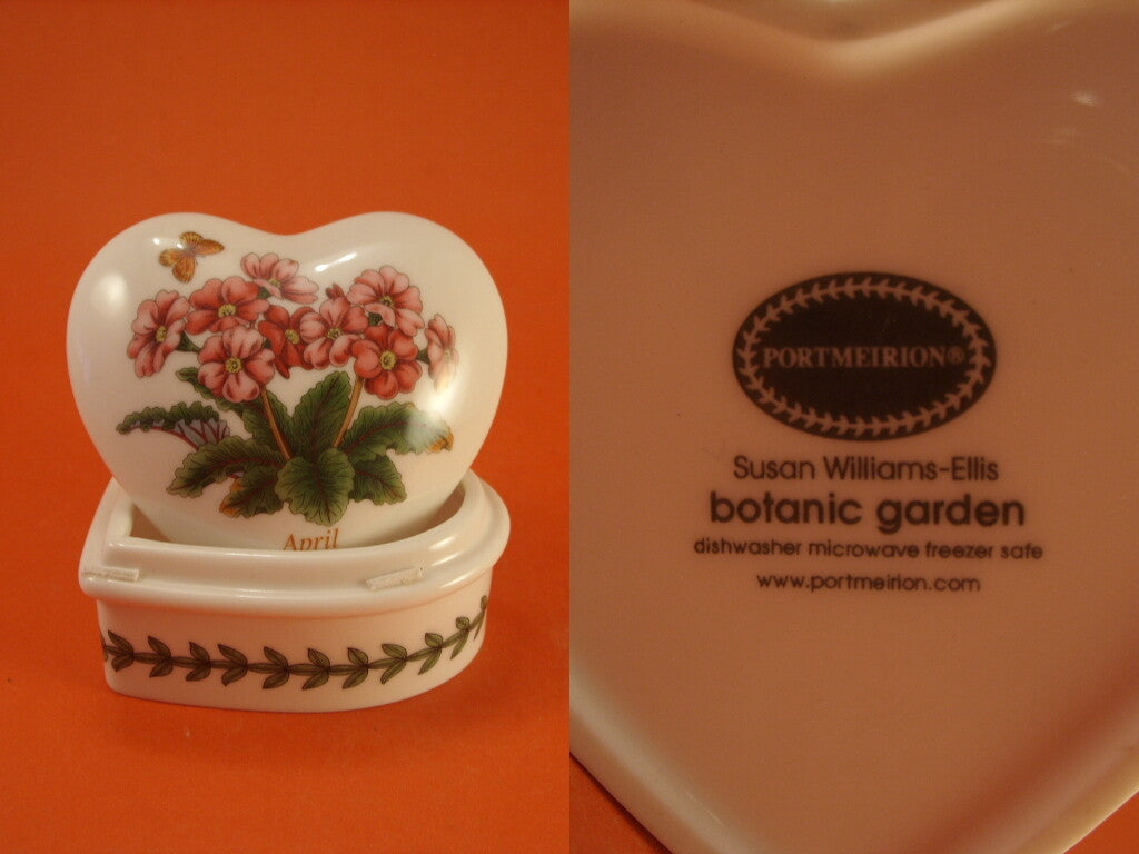 Ceramica Portmeirion collezione Botanic Garden, scatola April da collezione