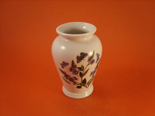 Portmeirion Vaso "Fiori Lilla" Botanic Garden ceramica dipinta a mano, cm 10