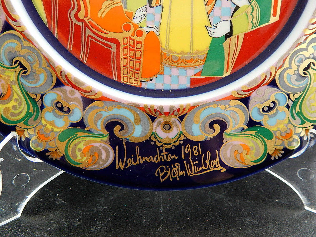 Piatto da collezione Rosenthal Bjorn Wiinblad 1981 edizione limitata