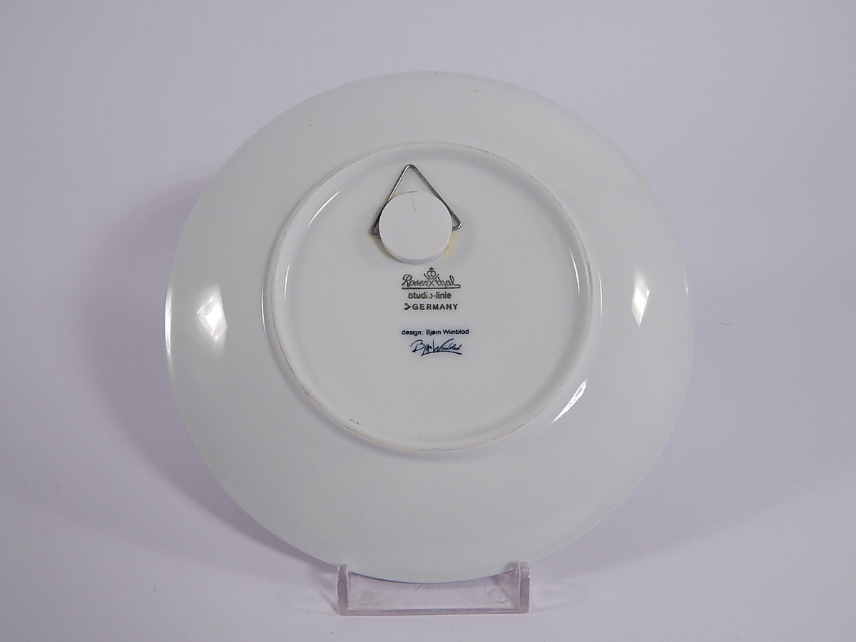 Prototipo Rosenthal Notti Musicali Orientali decorato a mano con oro e argento, 15cm