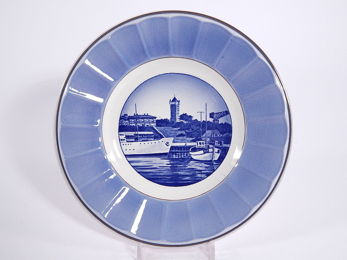 Royal Copenhagen Aluminia piatto in ceramica Vandtaarnet Esbjerg RC ALUMINIA 54/1778, ceramica danese