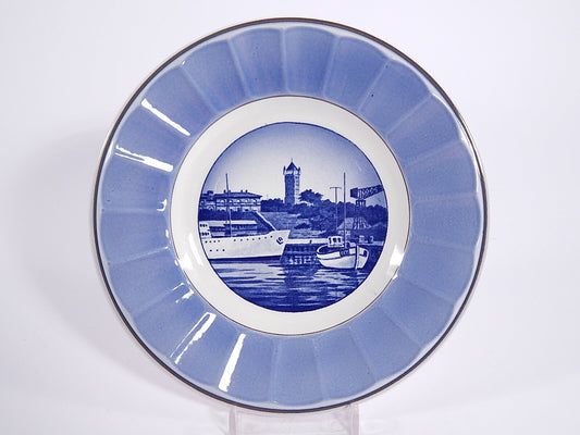 Royal Copenhagen Aluminia piatto in ceramica Vandtaarnet Esbjerg RC ALUMINIA 54/1778, ceramica danese