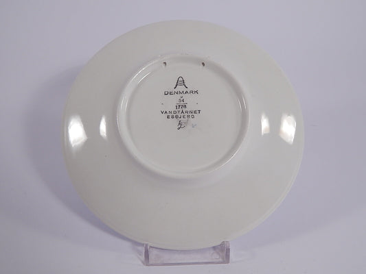 Royal Copenhagen Aluminia piatto in ceramica Vandtaarnet Esbjerg RC ALUMINIA 54/1778, pezzo da collezione