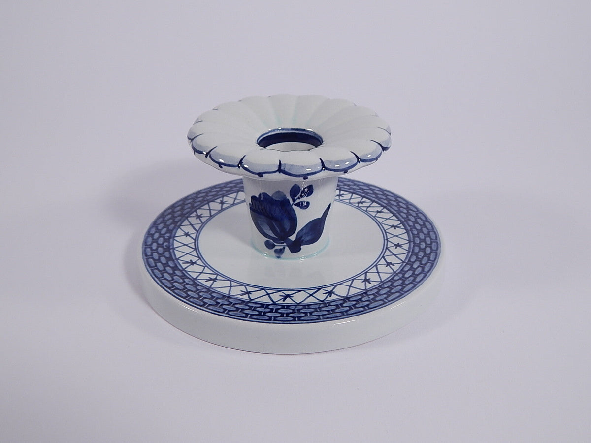 Royal Copenhagen Aluminia portacandela Tranquebar in ceramica RC ALUMINIA 11/1796, pezzo da collezione