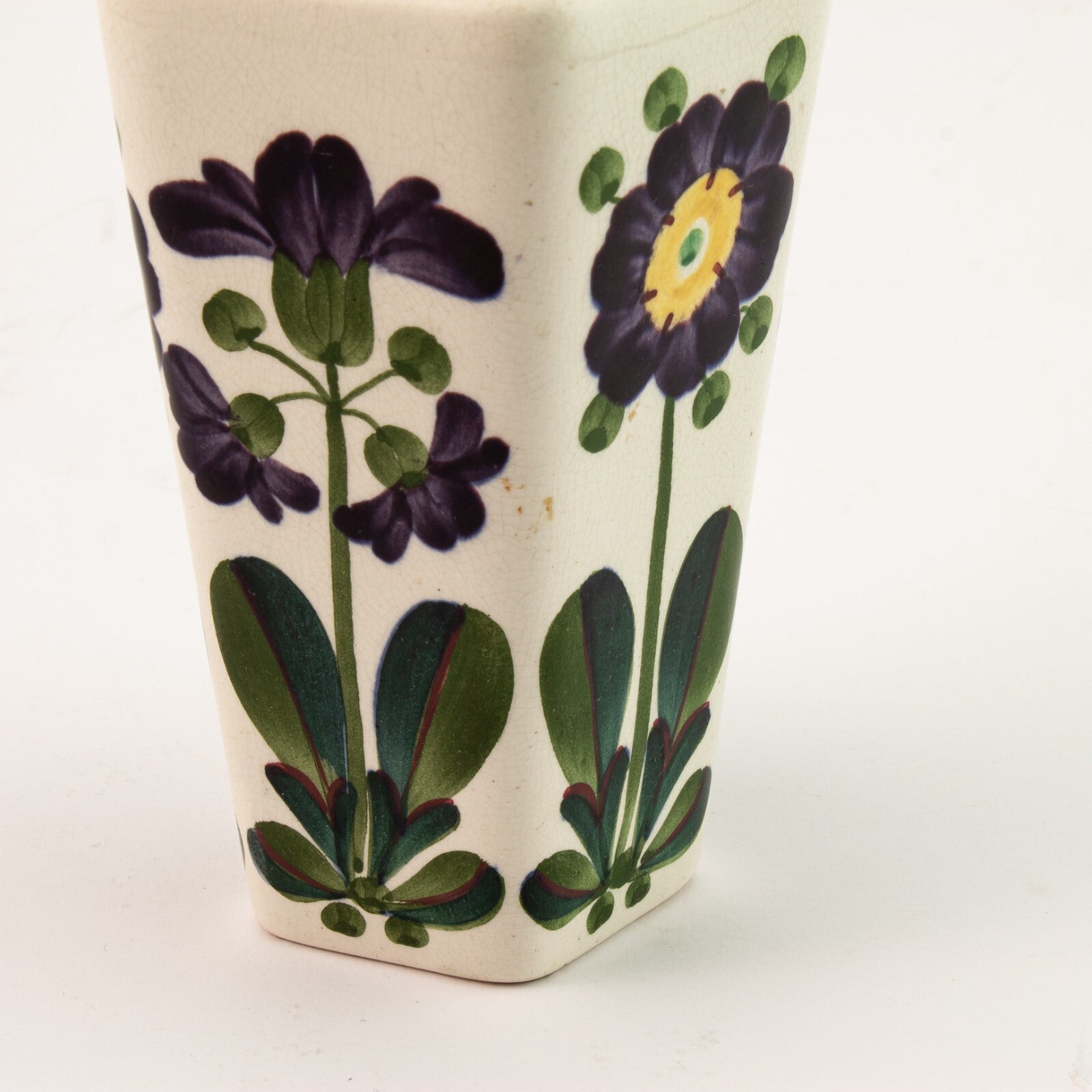 Vaso Antico Sottosmalto cod 165-102 ceramica originale d'epoca, cm 16 #3