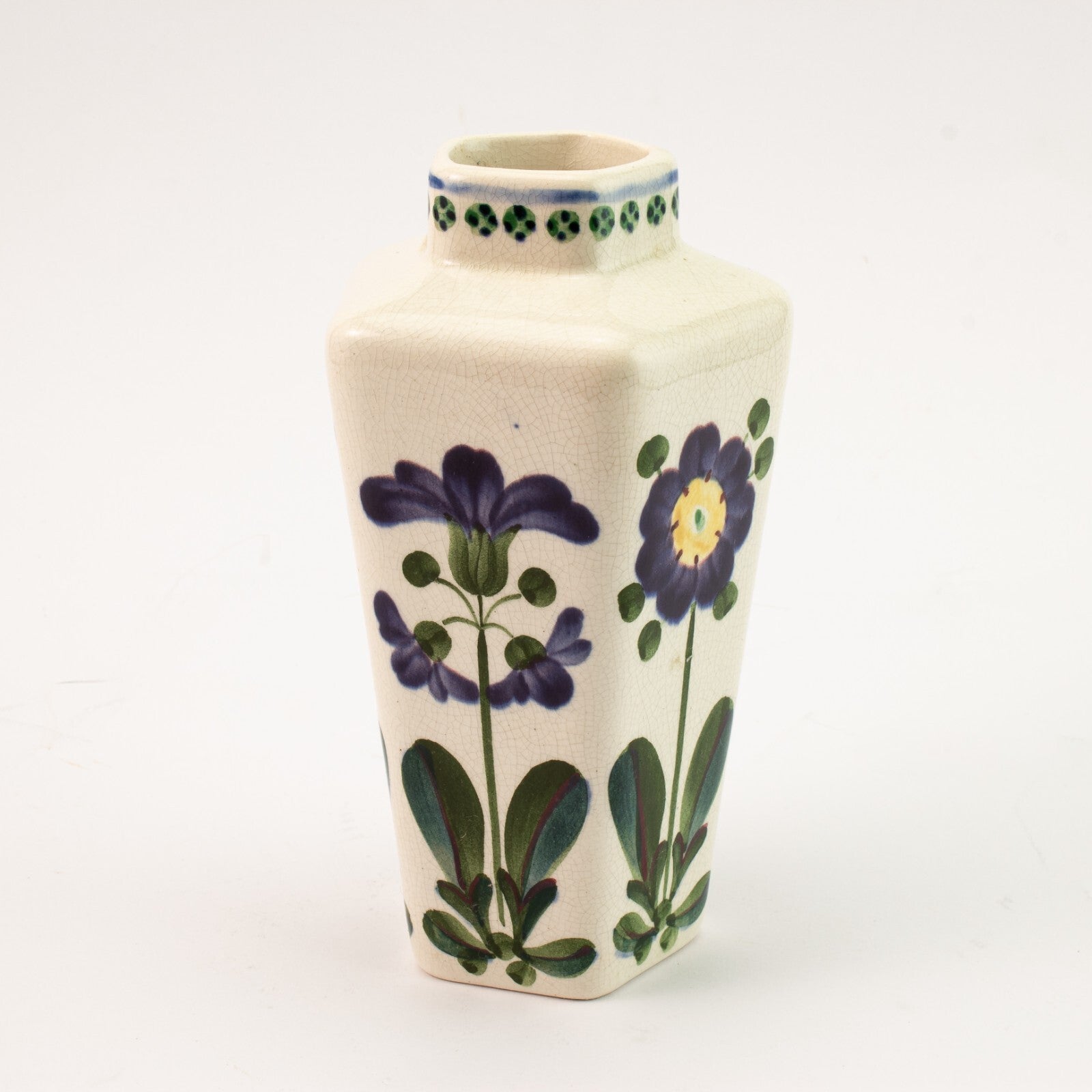 Vaso Antico Sottosmalto cod 165-103 ceramica pezzo da collezione, cm 16 #1