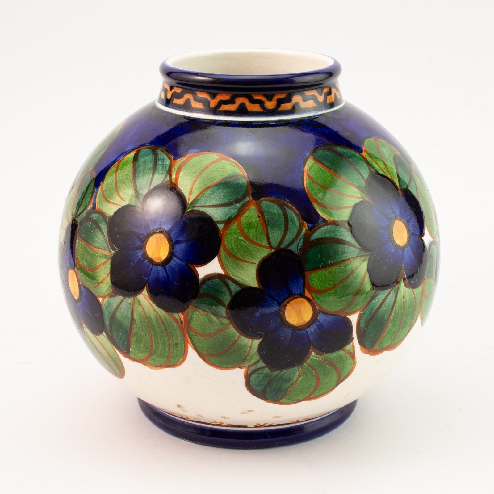 Royal Copenhagen - Aluminia Vaso Antico Sottosmalto cod 838-431 ceramica dipinta a mano, cm 17 #2
