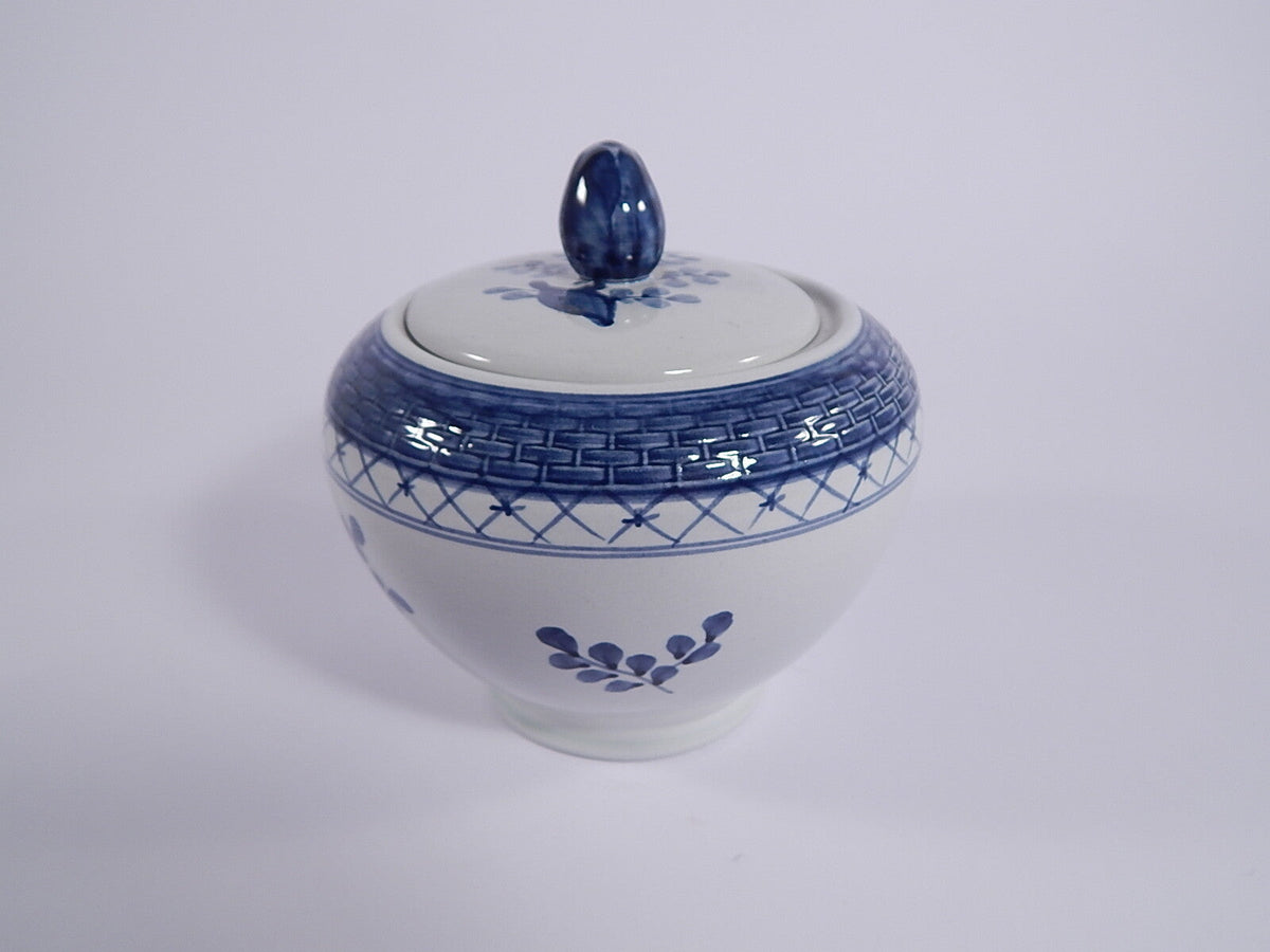 Royal Copenhagen Aluminia zuccheriera Tranquebar in ceramica RC ALUMINIA 11/1132, pezzo da collezione