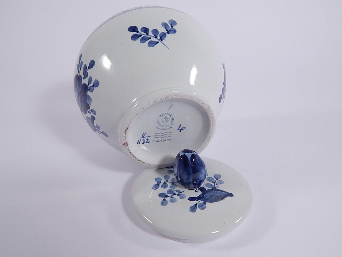 Royal Copenhagen Aluminia zuccheriera Tranquebar in ceramica RC ALUMINIA 11/1132, codice RC ALUMINIA 11/1132
