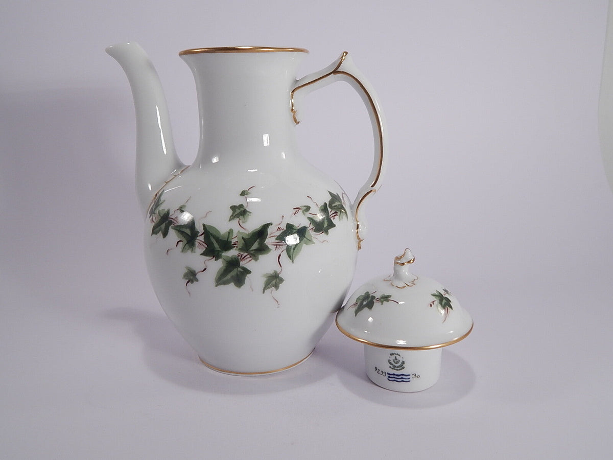 Caffettiera da collezione Royal Copenhagen, porcellana dipinta a mano