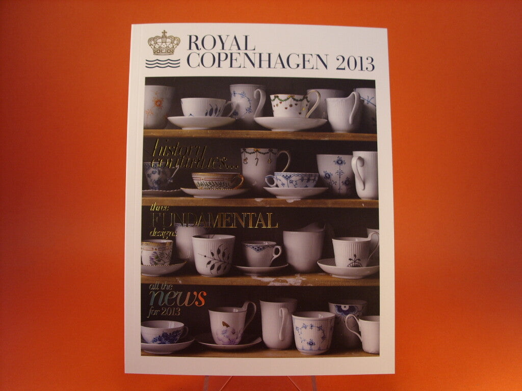 Catalogo Royal Copenhagen 2013 in carta lucida con foto a colori