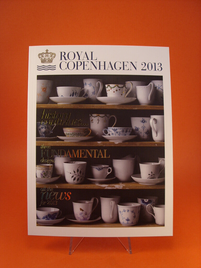 Royal Copenhagen catalogo 2013, 86 pagine con testi in inglese