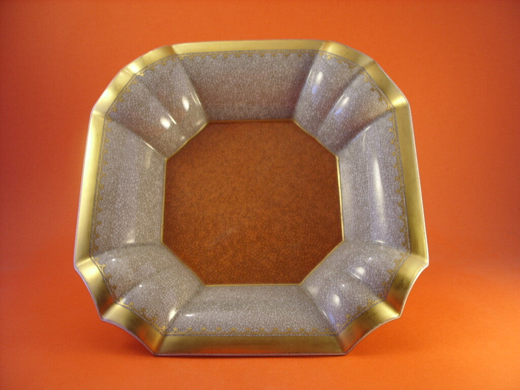 Royal Copenhagen Centrotavola Craquelé Oro Zecchino, porcellana danese