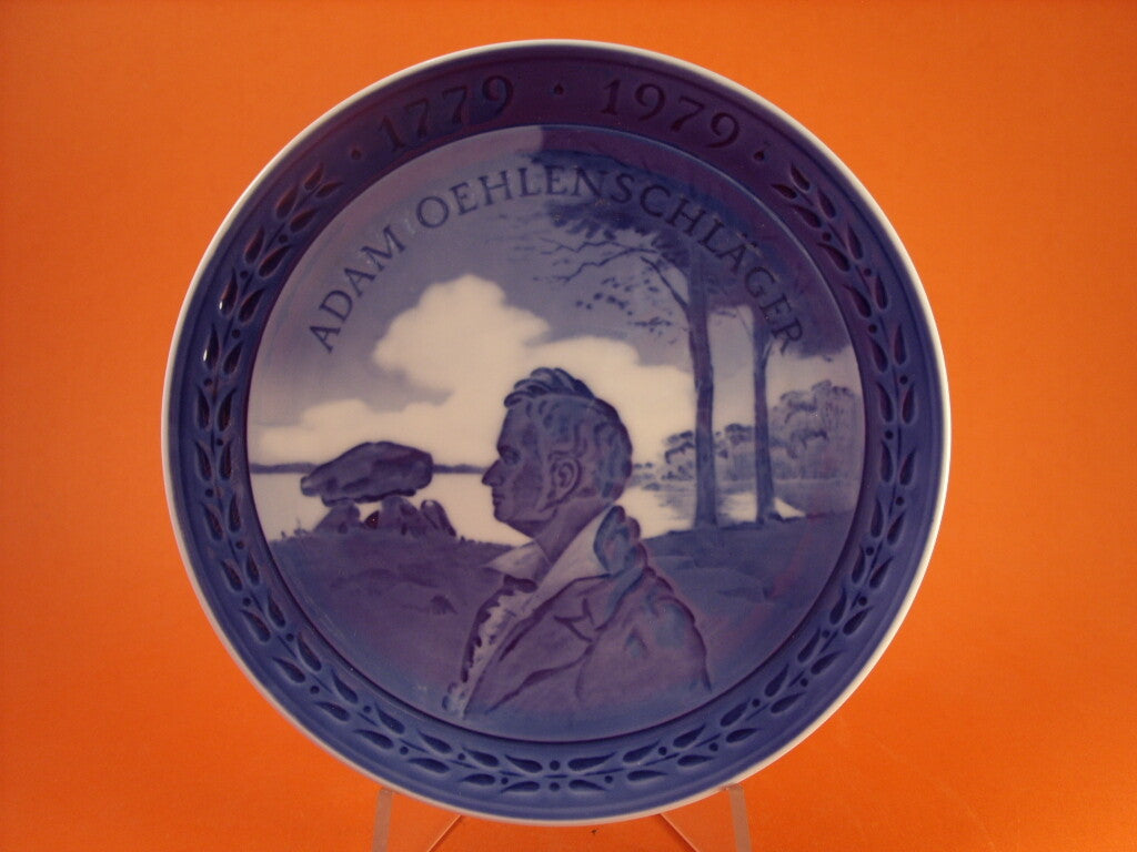 Royal Copenhagen Piatto del Giubileo 1779-1979 Oehlenschläger, porcellana danese