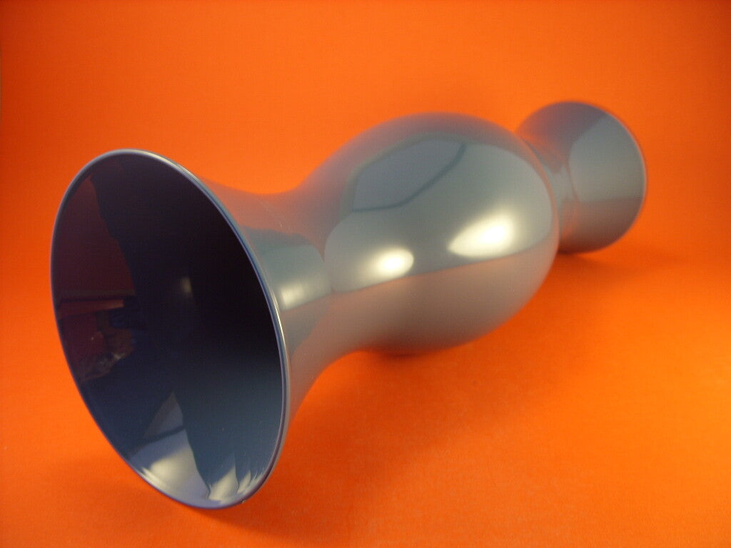 Holmegaard Vaso "Quadro" Royal Copenhagen vetro autentica, cm 41