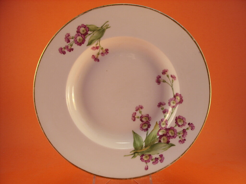 Royal Copenhagen antico piatto anteriore al 1894, porcellana danese decorata a mano con oro zecchino