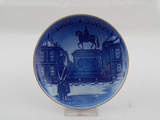 Piatto Royal Copenhagen Centennial Collection 1908-2008 in porcellana