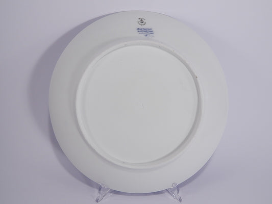 Marchio Royal Copenhagen sul retro del piatto commemorativo Odense 1908