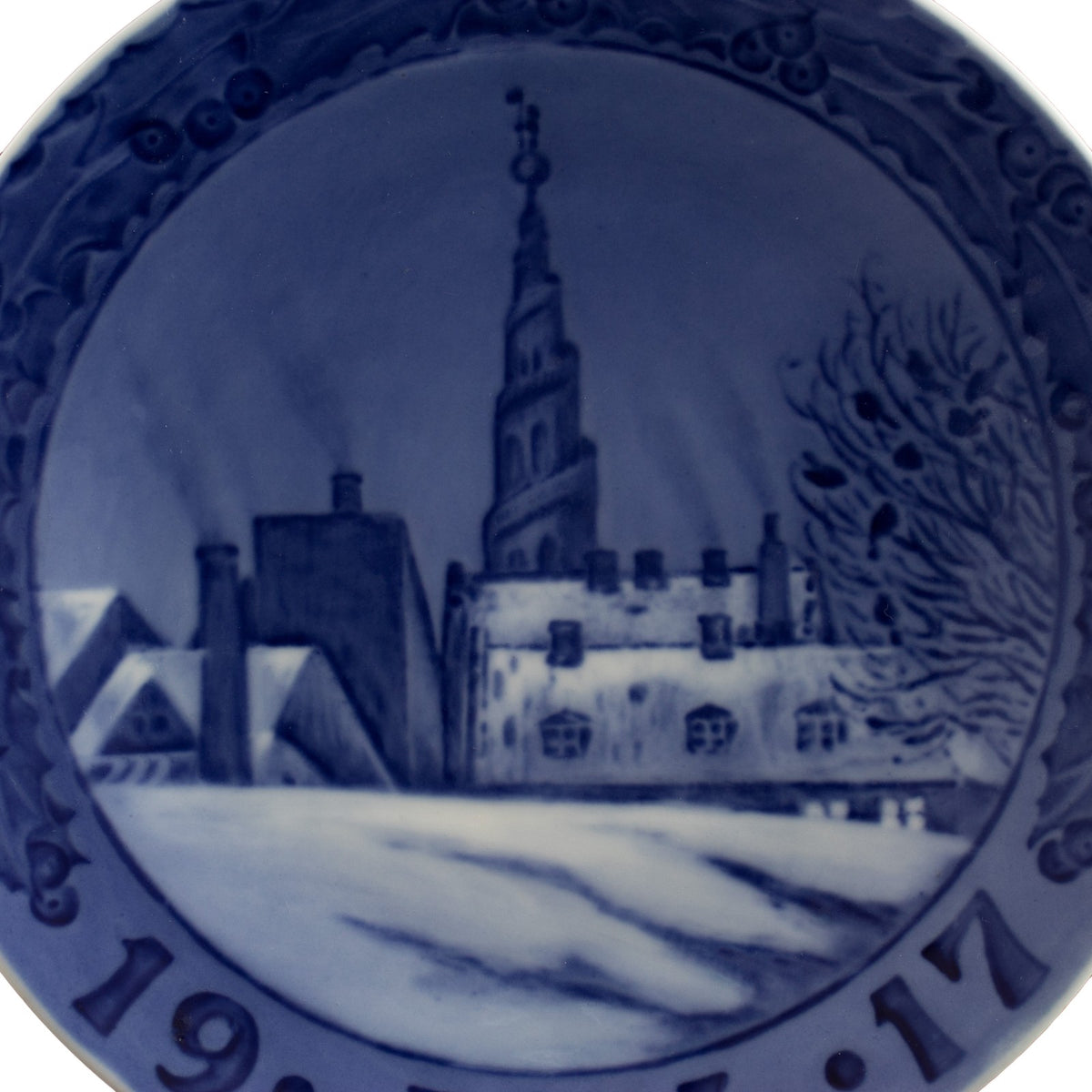 Piatto di Natale Royal Copenhagen porcellana autentica, 18 cm