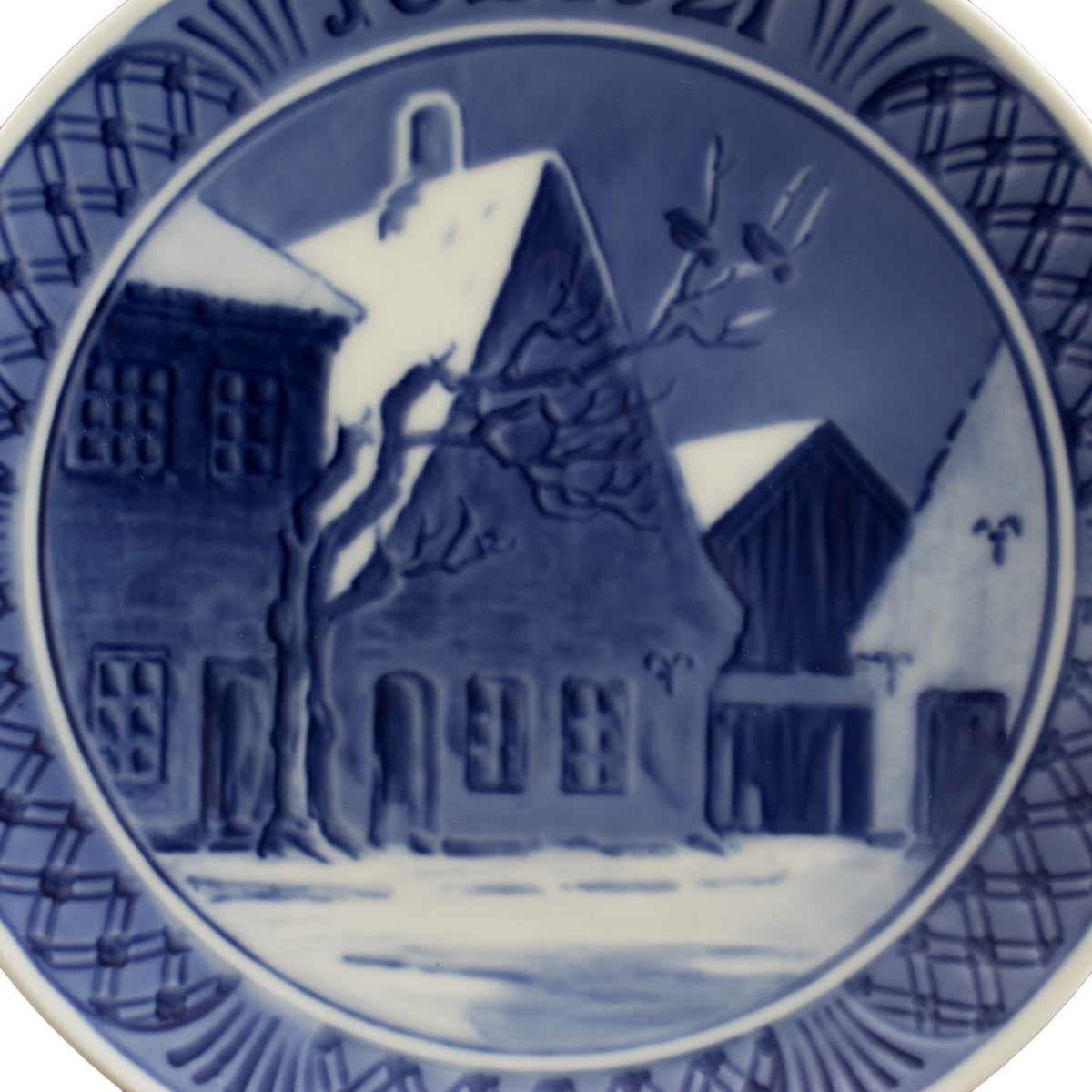 Royal Copenhagen Piatto di Natale decorazione porcellana da collezione, 18 cm
