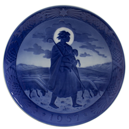 Royal Copenhagen Piatto di Natale porcellana dipinta a mano, 18 cm