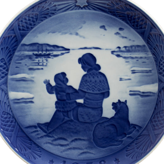 Piatto di Natale Royal Copenhagen porcellana autentica, 18 cm