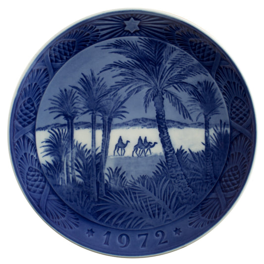 Royal Copenhagen Piatto di Natale porcellana dipinta a mano, 18 cm
