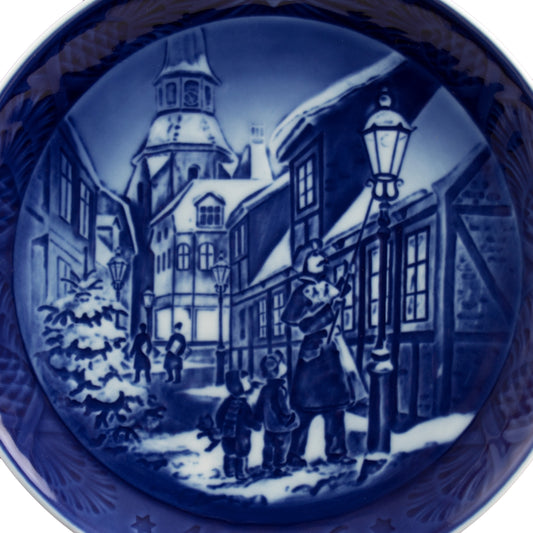Piatto di Natale Royal Copenhagen porcellana autentica, 18 cm