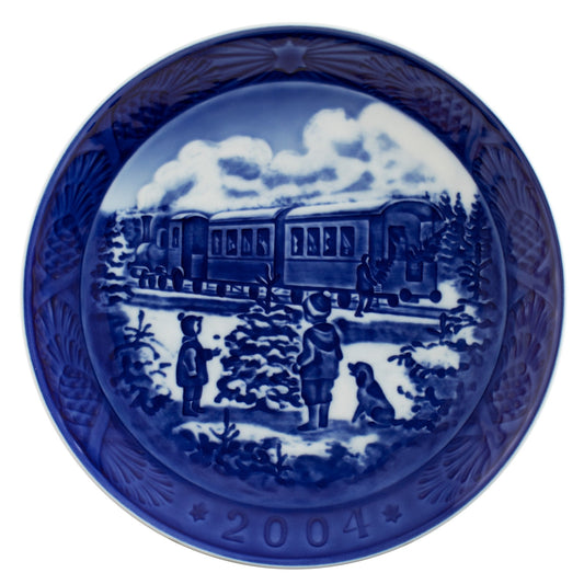Royal Copenhagen Piatto di Natale porcellana dipinta a mano, 18 cm