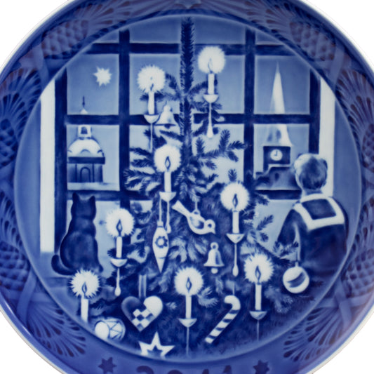 Piatto di Natale Royal Copenhagen porcellana autentica, 18 cm